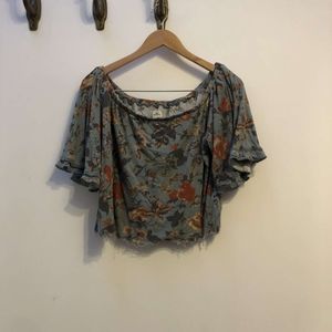 Floral Off-the-Shoulder Top